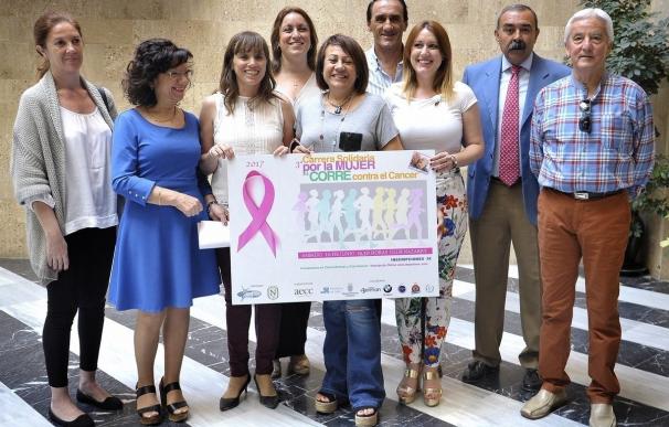 Diputación colabora con la carrera solidaria por la mujer y contra el cáncer el 10 de junio en Jerez