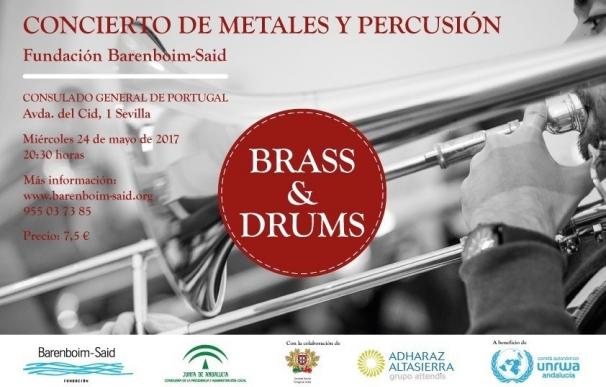 Concierto benéfico Brass&Drums de la Fundación Barenboim-Said en el Consulado de Portugal