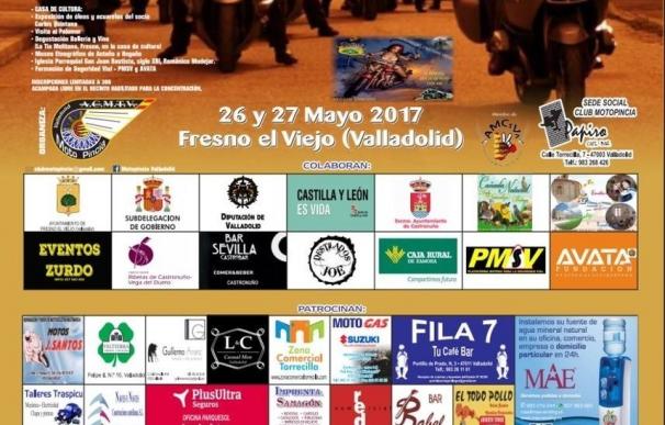Fresno El Viejo (Valladolid) acoge este fin de semana la VIII edición de la Concentración Vaccea 'Moto Pincia'