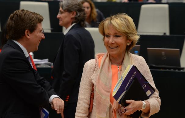 Esperanza Aguirre asegura que Podemos tendrá "próximamente" su declaración de bienes