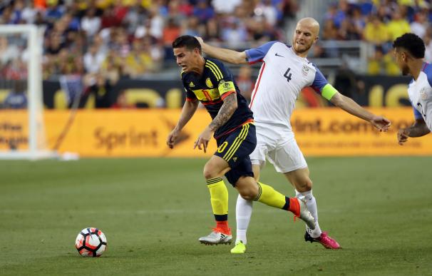 James golea y se lesiona en la victoria de Colombia ante Estados Unidos