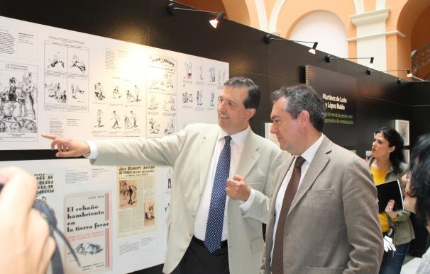 La exposición sobre humor gráfico 'Sátiras de papel' se traslada al Ayuntamiento de Sevilla