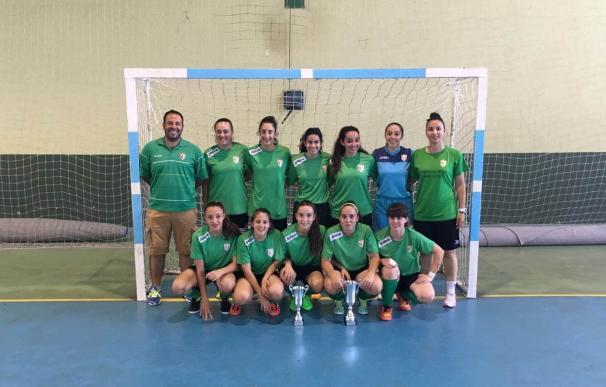 Femenino Cáceres y Estudiantes Nazaret, campeones del Trofeo de Fútbol Sala Diputación de Cáceres