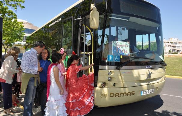 Los autobuses metropolitanos del Consorcio de Sevilla transportan a 280.850 usuarios en la Feria de Abril