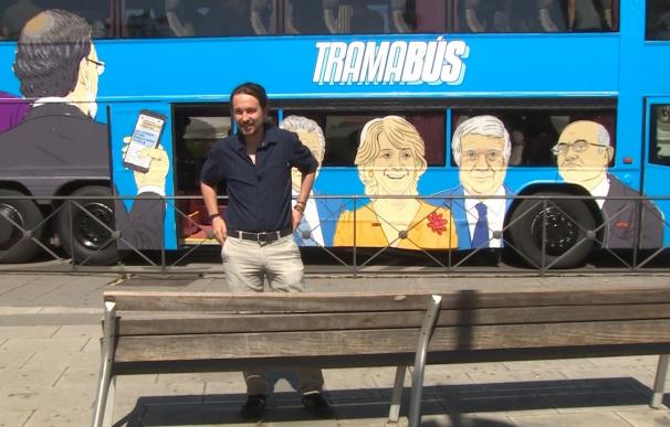 El 'Tramabus' de Podemos llega este miércoles a Barcelona