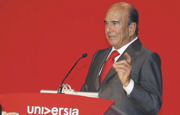 El presidente del Banco Santander, Emilio Botín.