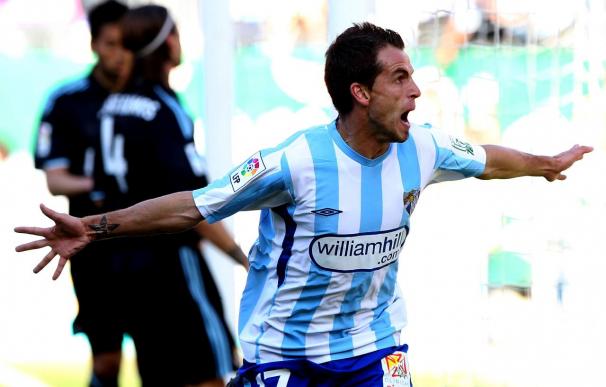 El centrocampista del Málaga Duda augura "una guerra" hasta la conclusión de la Liga