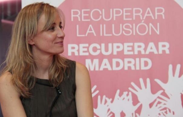 La candidata de IU a la Comunidad de Madrid, Tania Sánchez