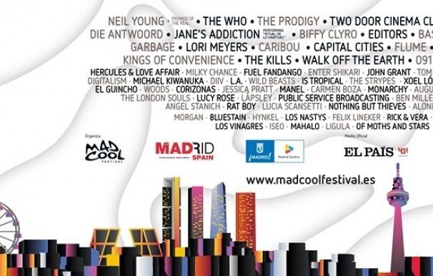 El Ayuntamiento de Madrid emite un informe favorable para la celebración de Mad Cool Festival
