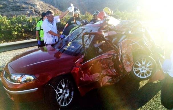 Un fallecido y 32 heridos en los 23 accidentes de tráfico ocurridos el pasado fin de semana en la Región