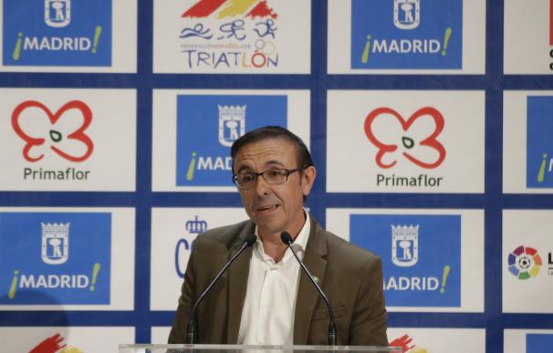 José Hidalgo, presidente de la FETRI, afirma que Gómez Noya es un "referente" como deportista y persona