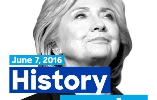 Hillary Clinton agradece "haber hecho historia" declarándose nominada demócrata antes de conocer resultados