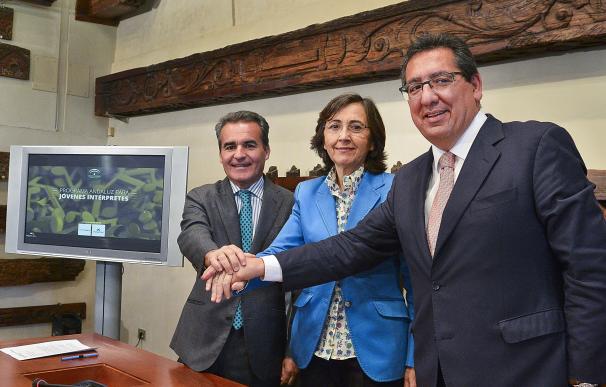 Junta, La Caixa y Fundación Cajasol convenian destinar 60.000 euros al Programa Andaluz de Jóvenes Intérpretes