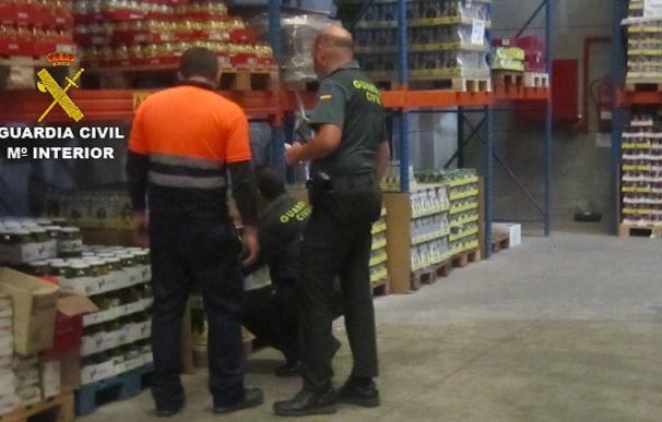 La Guardia Civil denuncia a varias empresas y comercios por tener alimentos fraudulentos a la venta en Gran Canaria