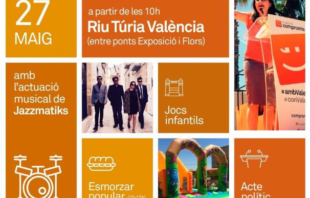 Compromís celebra el próximo sábado "dos años de políticas valientes" con una fiesta en València