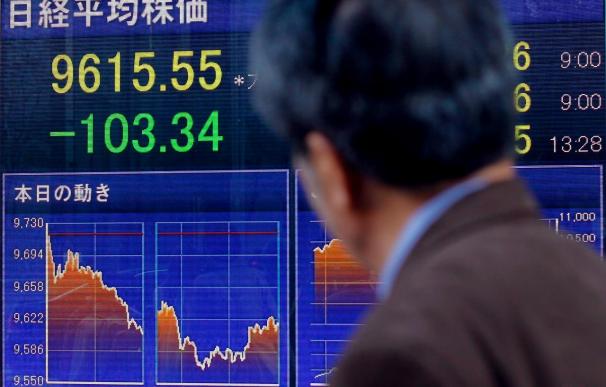 El Nikkei baja 115,62 puntos, el 1,21 por ciento, hasta 9.441,03 puntos