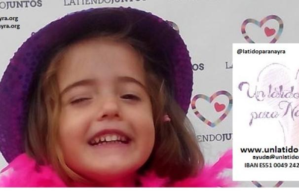 Una madre valenciana inicia una campaña para recaudar fondos y poder operar a su hija de 4 años del corazón en EEUU