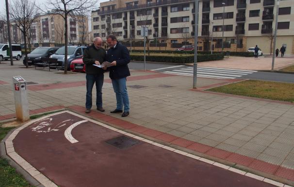 Seis intervenciones en pasos de peatones de la calle Clavijo unirán el carril bici hasta Picos de Urbión