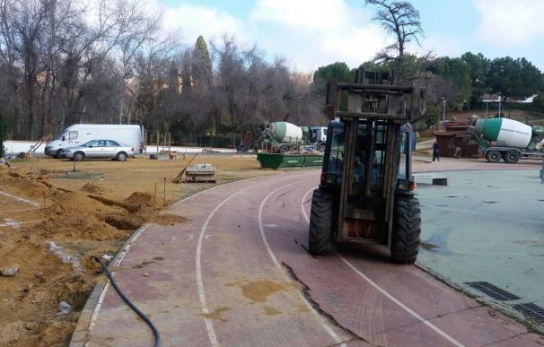 Las obras de renovación y mejora del polideportivo San Juan de Alcalá acabarán en primavera