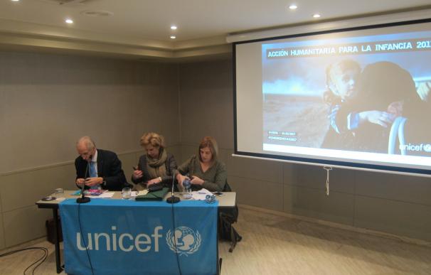 Unicef hace una llamada en Asturias buscando "captar" 3.300 millones de dólares para atender a 48 millones de niños