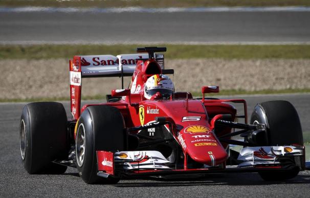 Vettel consigue el mejor tiempo en la primera sesión de ensayos en Jerez