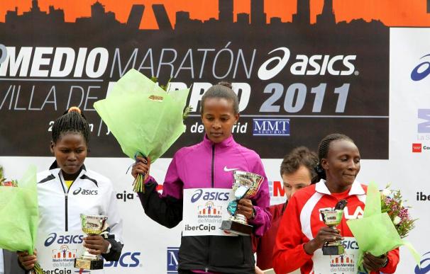 Kipchirchir y Goshu ganaron sin récord, Villalobos décimo en el medio maratón de Madrid