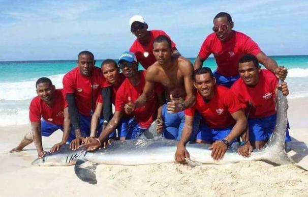 Matan a un tiburón para echarse una foto en la República Dominicana