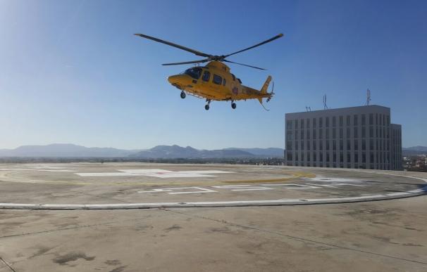 Realizan con éxito simulacro de aterrizaje en el helipuerto del Hospital del PTS