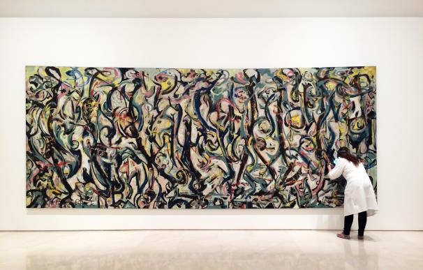 Más de 53.000 personas ven el Mural de Pollock en el Museo Picasso en las primeras ocho semanas