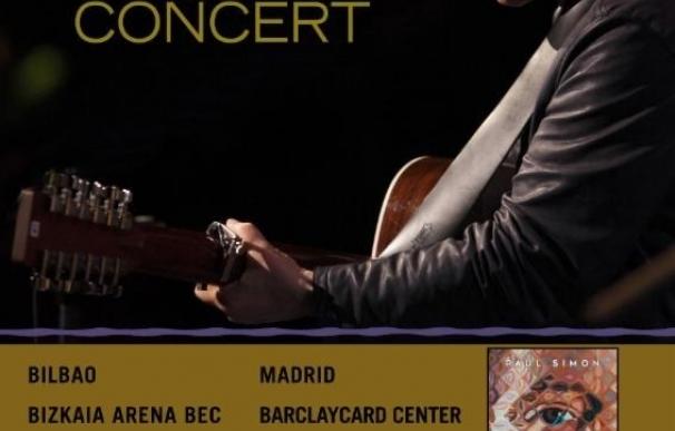 Paul Simon actuará en Bilbao y Madrid en noviembre