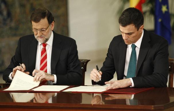 Rajoy y Sánchez pactan celebrar el debate de la nación el 24 de febrero