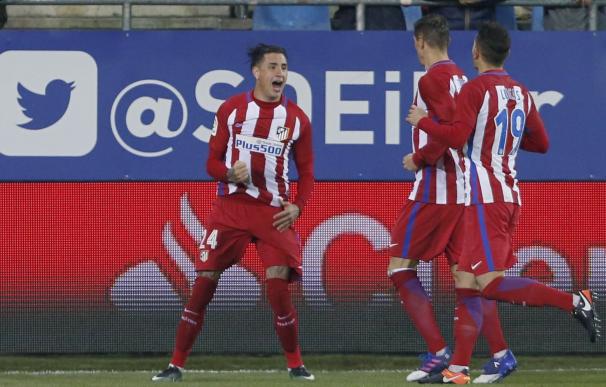 Giménez vuelve a la convocatoria del Atlético de Madrid para recibir al Celta