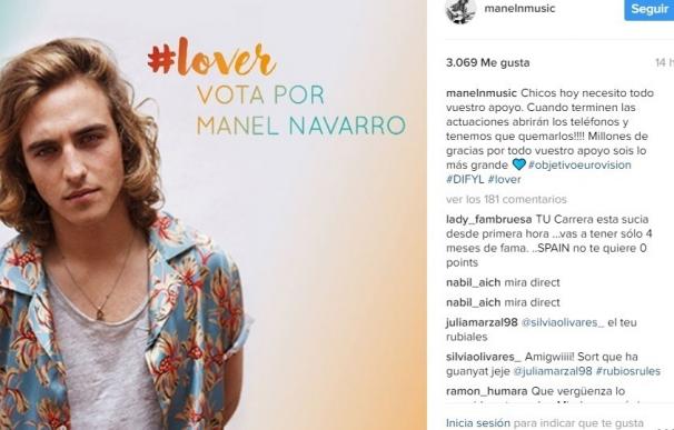 Manel Navarro, nuevo representante español en Eurovisión con polémica incluida