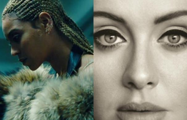 Adele y Beyonce se baten en duelo por el Grammy