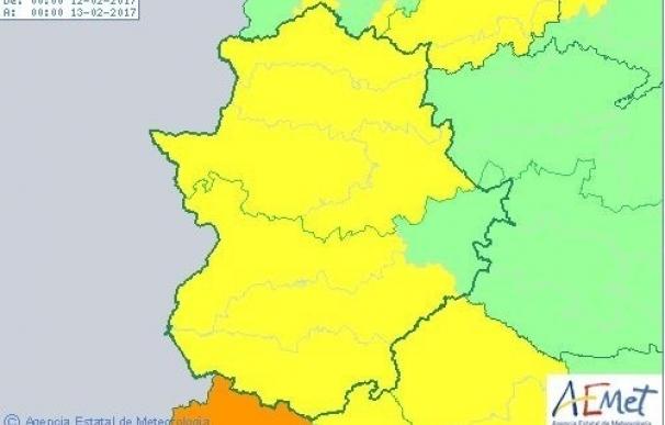Extremadura estará en riesgo por fuertes vientos este domingo