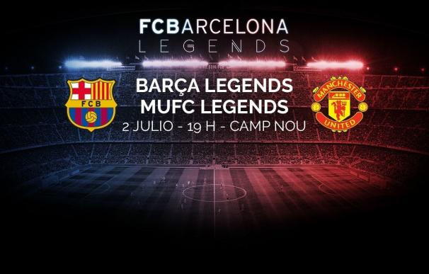 Las 'leyendas' de FC Barcelona y Manchester United jugarán en el Camp Nou el 2 de julio