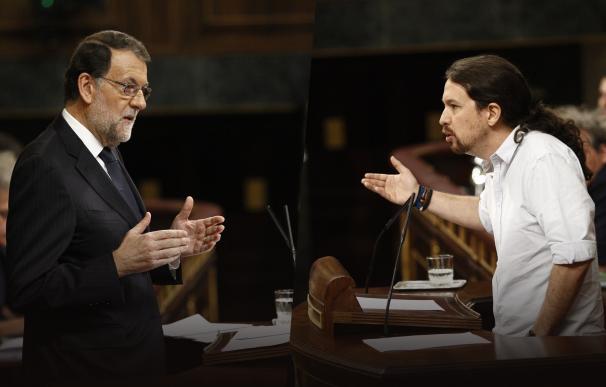 Rajoy felicita a Pablo Iglesias por su reelección como secretario general de Podemos