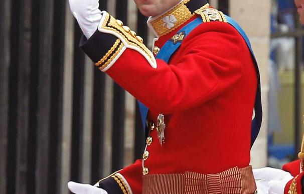 El príncipe Guillermo llega a la Abadía de Westminster