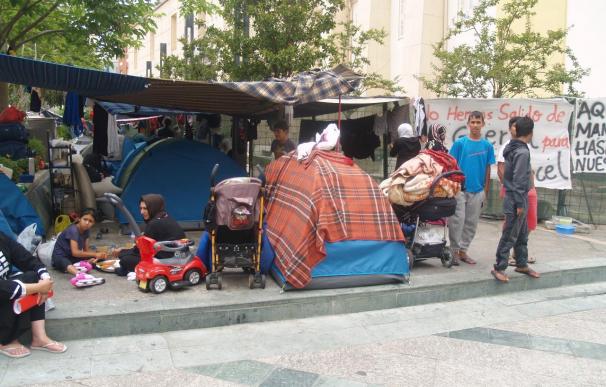 Casi noventa migrantes sirios acampados desde mayo en Ceuta: "Preferimos regresar antes que permanecer atrapados aquí"
