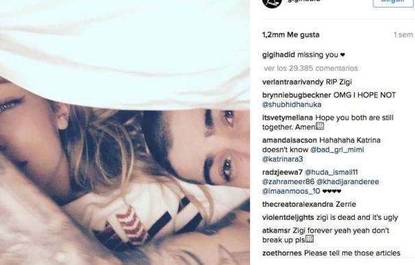 Continúan las rupturas celeb: Gigi Hadid y Zayn Malik rompen tras siete meses de noviazgo