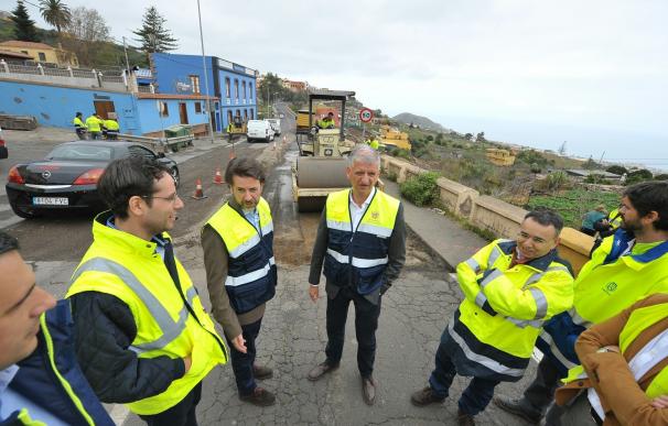 Comienza la mejora de la carretera que une La Orotava con Los Realejos (Tenerife)