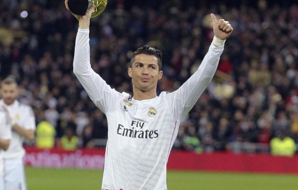 Cristiano ganó su tercer Balón de Oro en enero.