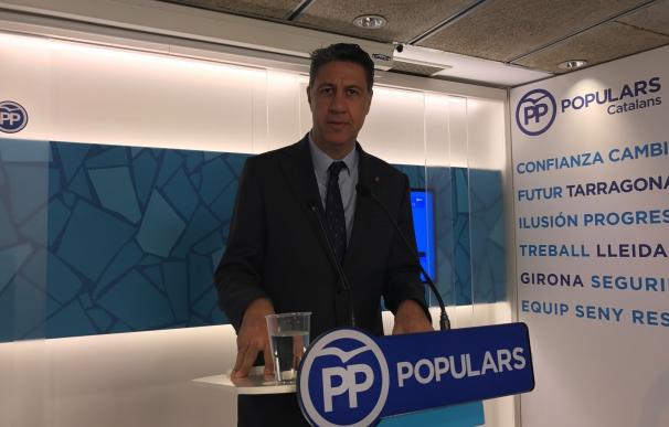 Albiol (PP) dice que los independentistas les echarían de una Catalunya "totalitaria" independiente