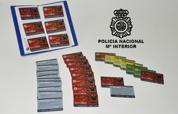 Seis detenidos en Burgos por estafas con tarjetas de autobús con un perjuicio de 133.546 euros