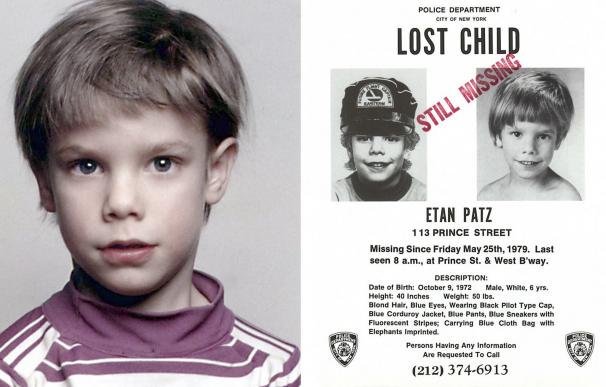 Condenado el asesino del niño Etan Patz en 1979, primero en salir en los cartones de leche