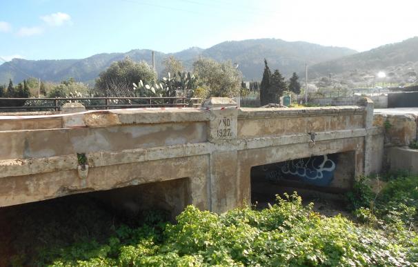 ARCA pide la restauración de un puente catalogado en Andratx que ya ha perdido parte de su barandilla