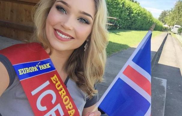 Arna Yr Jonsdottir, un bellezón islandés, Miss Eurocopa 2016
