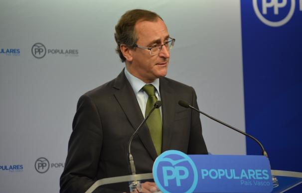 Alonso dice que el Gobierno de PP intentará "el diálogo hasta el final" con PNV para que no haya una legislatura fallida