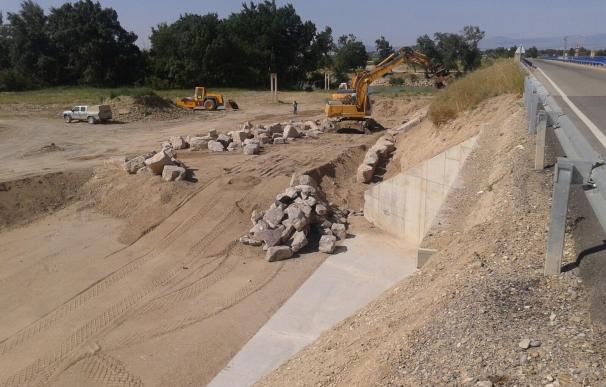 La CHE finaliza la reparación de los daños producidos por avenidas en Cabañas de Ebro