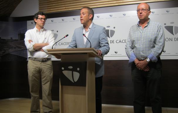 El PP asegura que la ejecución del presupuesto de Diputación de Cáceres no llega al 9% y critica el "caos organizativo"